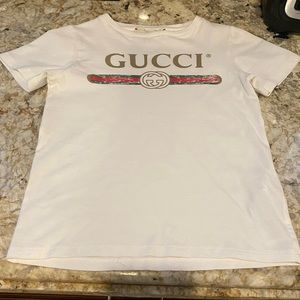 Gucci children cotton T-shirt with Gucci logo